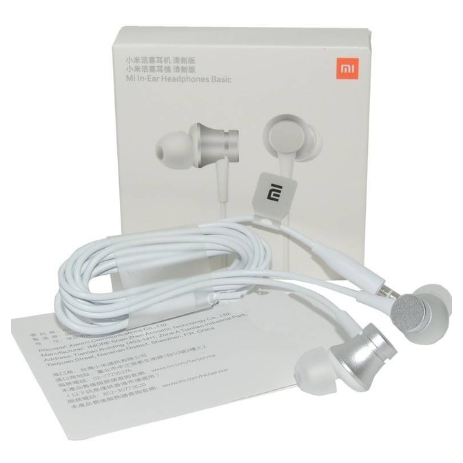 Casti Audio cu fir Handsfree Jack 3.5mm Xiaomi Microfon pe fir Alb ZBW4355TY Blister Premium