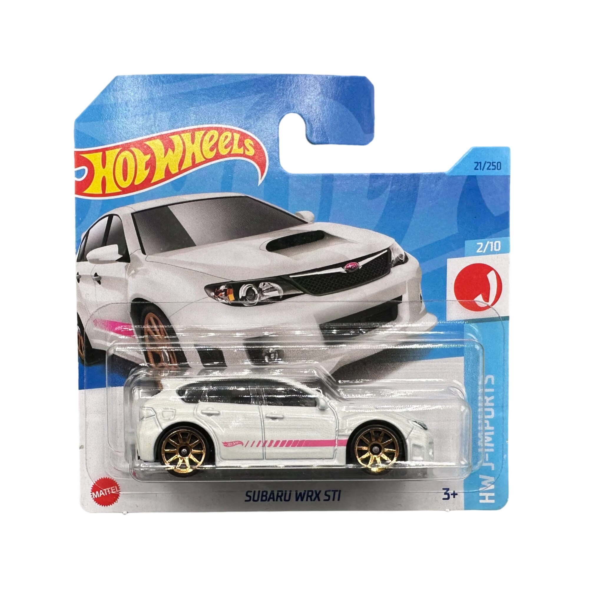 Masinuta Hot Wheels Subaru WRX STI, alb, 1:64 - eMAG.ro