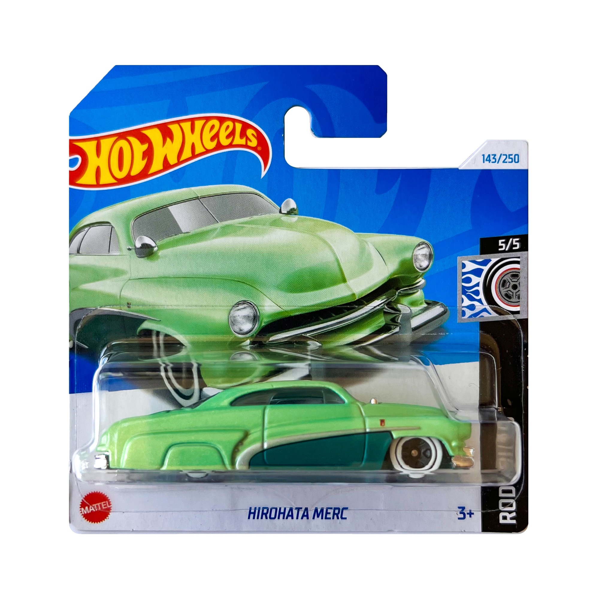 Hot Wheels Hirohata Merc ミニカーヒロハタSTH Masinuta metalica Hot Wheels, Hirohata Merc, 1:64, Verde - eMAG.ro