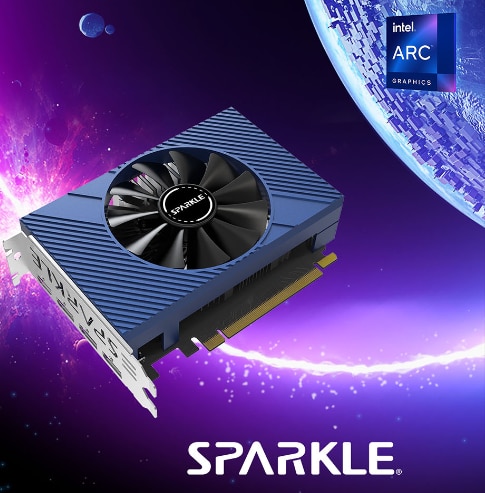 Placa video Sparkle Intel ARC A380 ELF, 6GB GDDR6, 96-bit
