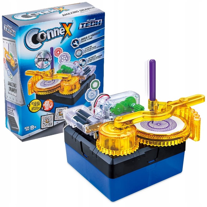 Комплект за сглобяване Robot, Dumel, Tech Connex, Miracle Drawer, Creative, 8+ години