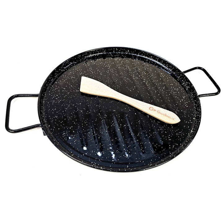 Gratar rotund din otel emailat vitrificat, 36cm, EV, La Ideal, Garcima, GRC11036