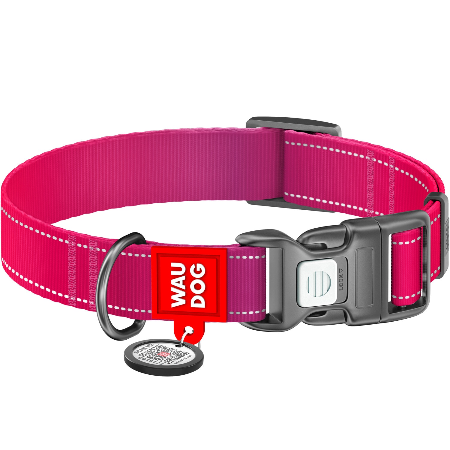 Lesa Trixie Premium, Nylon, Rosie, 2mx20mm - eMAG.ro