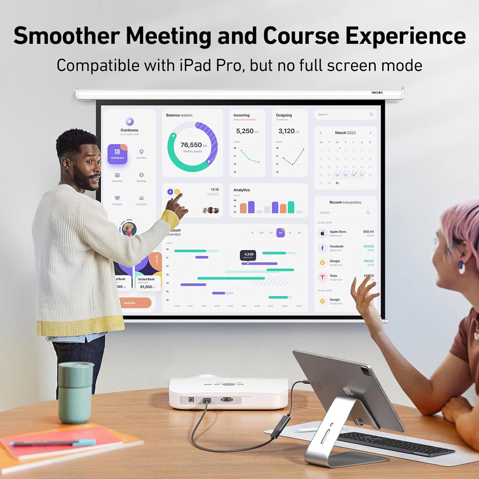 USBC hub adapter, Darklove, USBC/HDMI, 4K HDMI 30hz, 1 TypeC