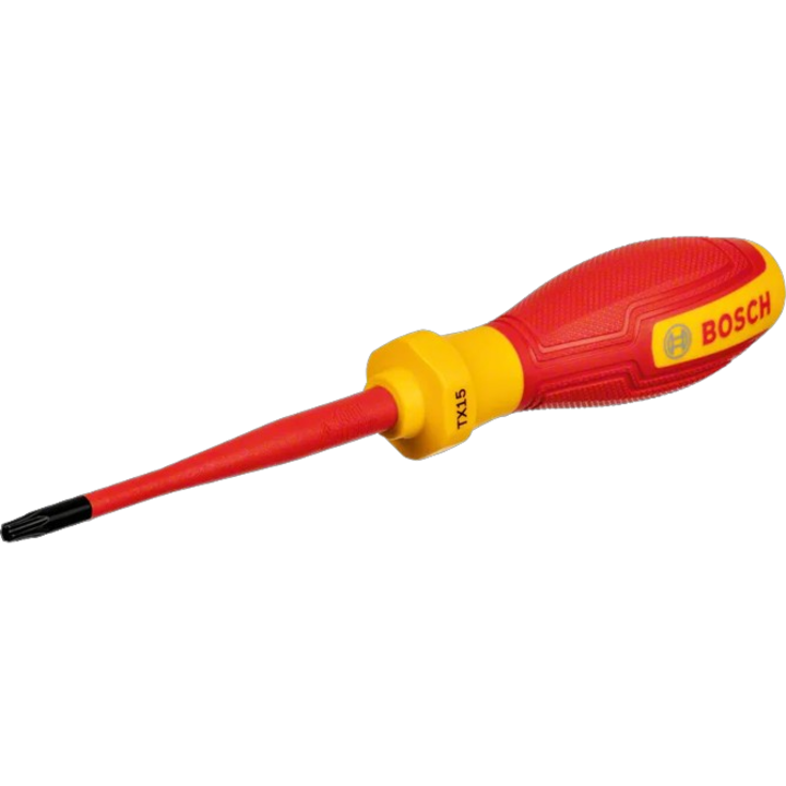 Szigetelt csavarhúzó VDE 1000V BOSCH Professional, torx profil, TX15 x 75 mm