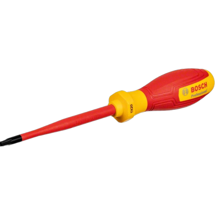 Szigetelt csavarhúzó VDE 1000V BOSCH Professional, torx profil, TX20 x 100 mm