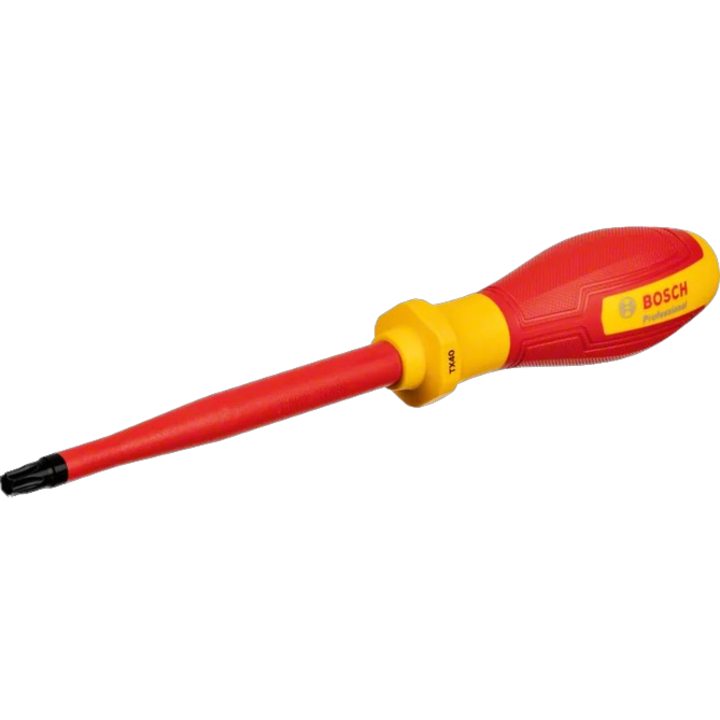 Szigetelt csavarhúzó VDE 1000V BOSCH Professional, torx profil, TX40 x 125 mm