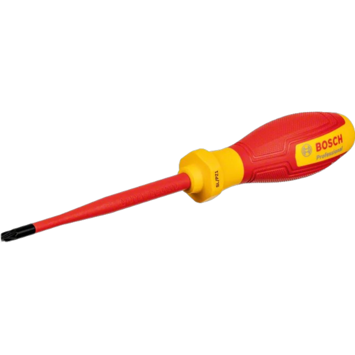 VDE 1000V BOSCH Professzionális szigetelt csavarhúzó, spline/philips profil, SL/PZ1 x 100 mm
