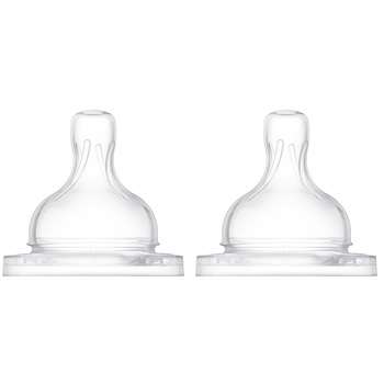 2 Tetine silicon Philips-AVENT SCF633/27, 3 gauri 2 Tetine silicon Philips-AVENT SCF633/27, 3 gauri