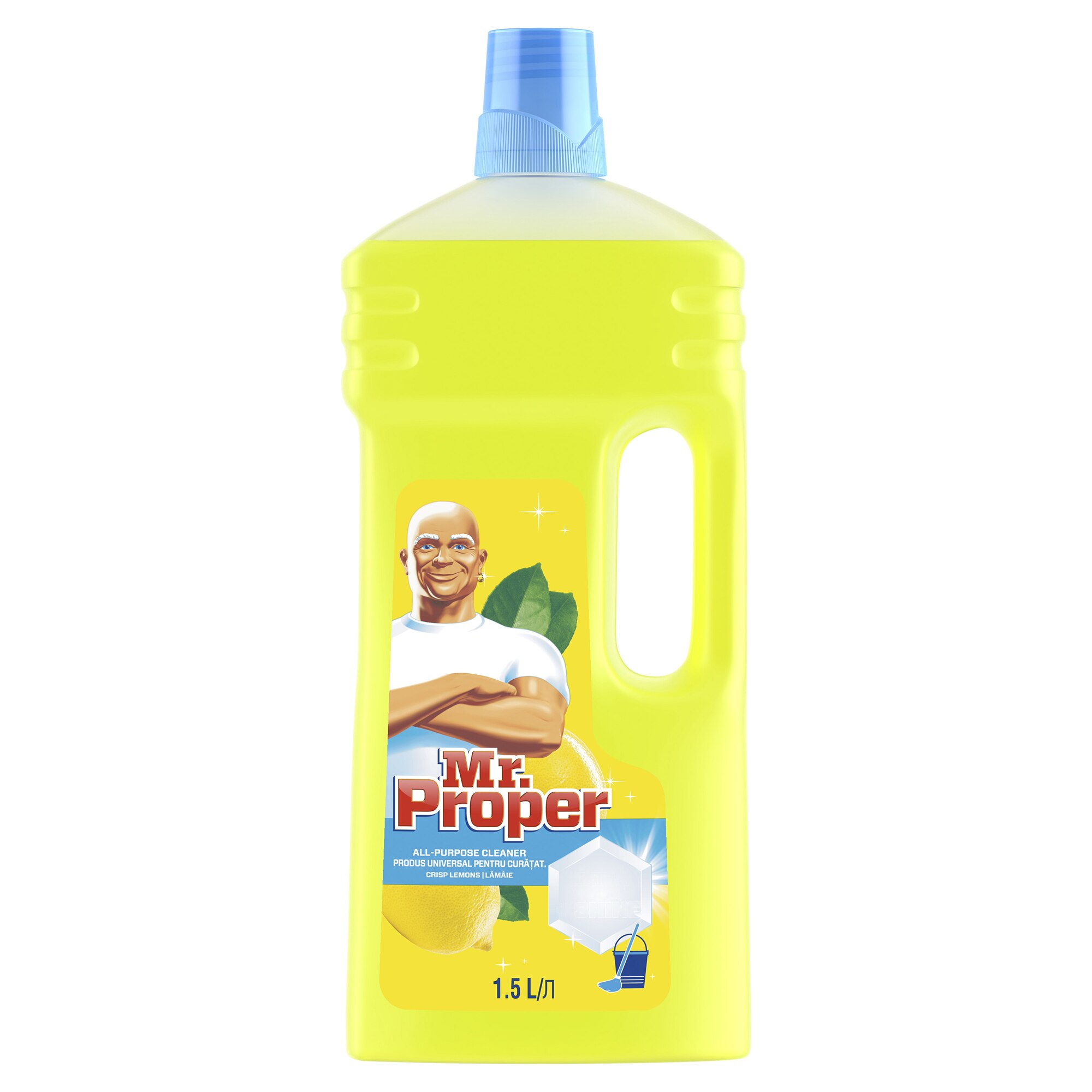 Detergent universal pentru suprafete Mr Proper Lemon, 1.5 l