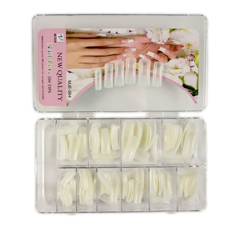 Cutie unghii false natural, Nail Tips, 100 bucati Cutie unghii false natural, Nail Tips, 100 bucati