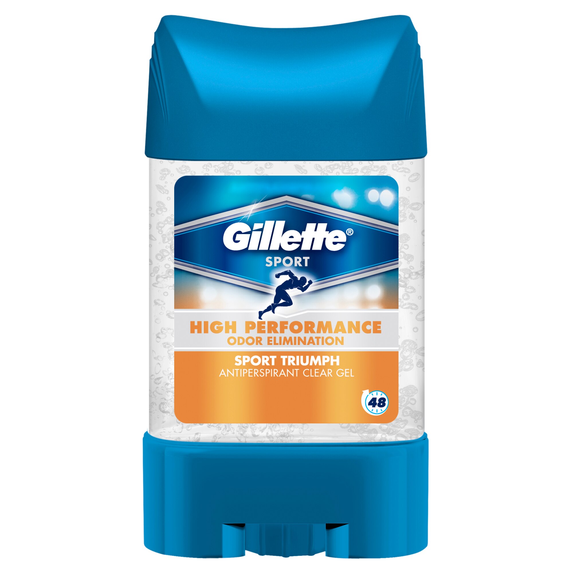 Deodorant gel antiperspirant Gillette Clear Sport Triumph, 70 ml