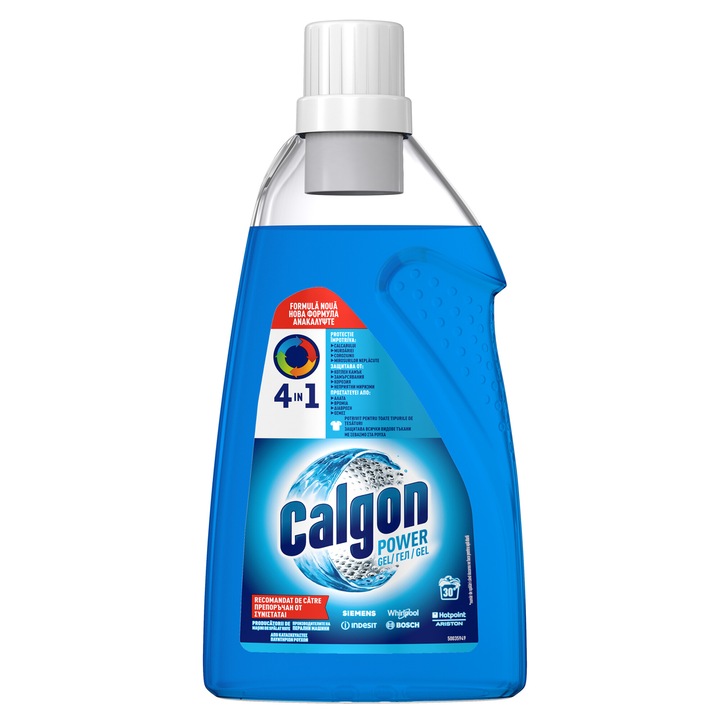 Гел против котлен камък 4in1 Calgon, 1.5 л