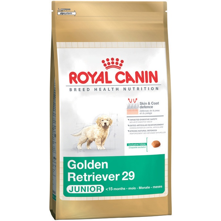 Hrana uscata pentru caini Royal Canin, Golden Retriever, Junior, 1kg