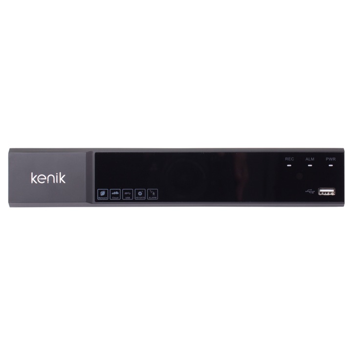Рекордер, Kenik, 5W1, KG-5314UVR-A, 5 Mpx, поддържани 6 камери, аудио изходи 4, брой канали 4, черен