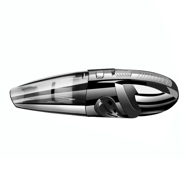 Hordozható kézi autós porszívó akkumulátorral, szuper nagy szívóteljesítménnyel, 4000 Pa, 120 W, 32000 RPM