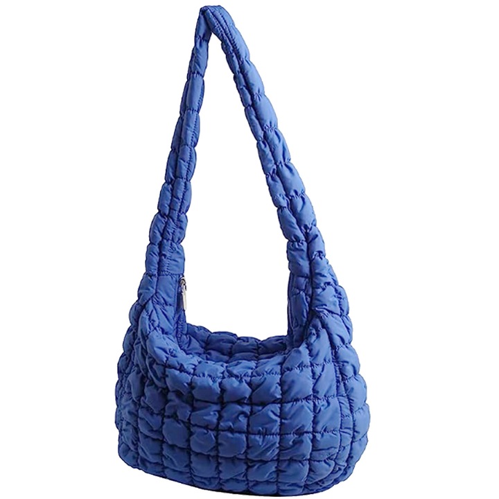 Чанта за през рамо QttvbTna, капитонирана, голяма вместимост, 35x28x6см