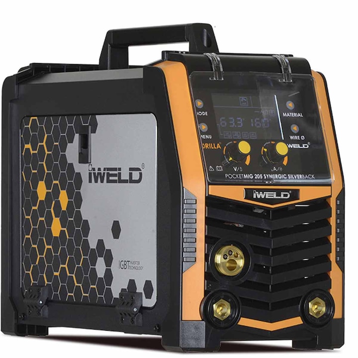 Aparat Sudura MIG-MAG iWeld POCKETMIG 205 Synergic Silverback