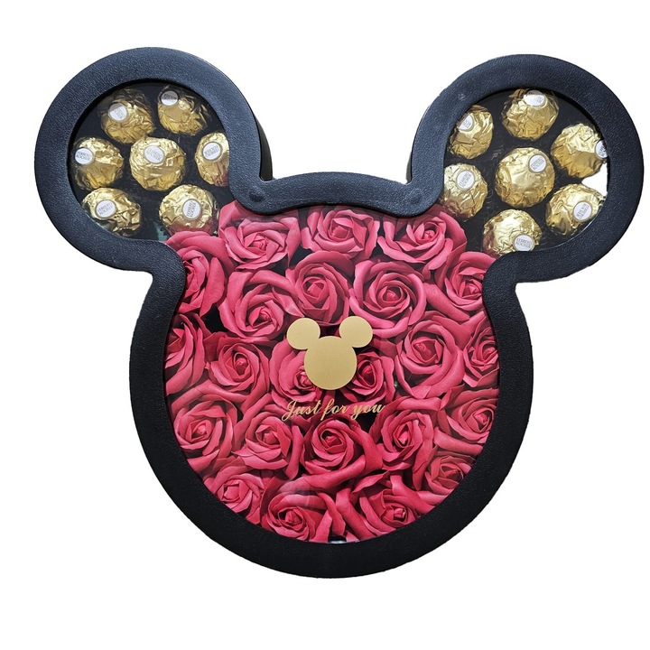 Флорална композиция от сапунени цветя, Мики Маус