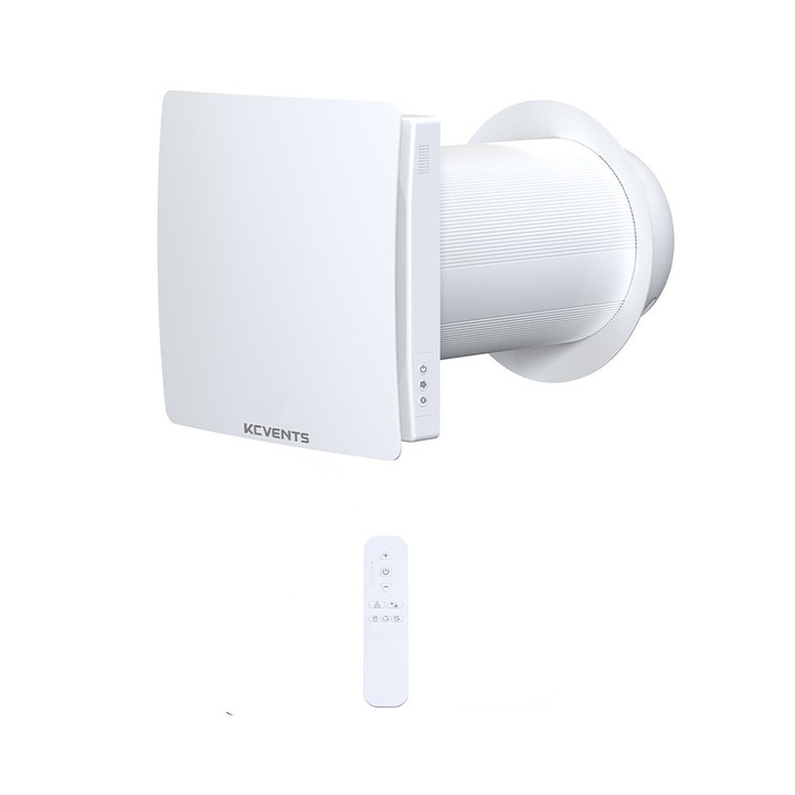 Recuperator de caldura, KC Vents, VT 501-MS, Motor EC, 7W, IPX3