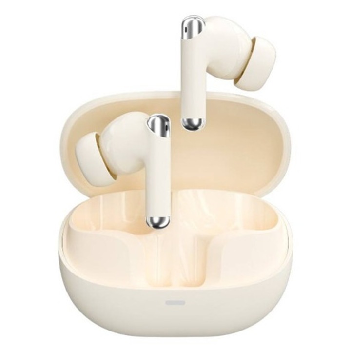 Tronsmart sounfii r4 bluetooth fülhallgató sztereo, v5.3, tws, mikrofon, zajszűrő, ipx4 + töltőtok, fehér