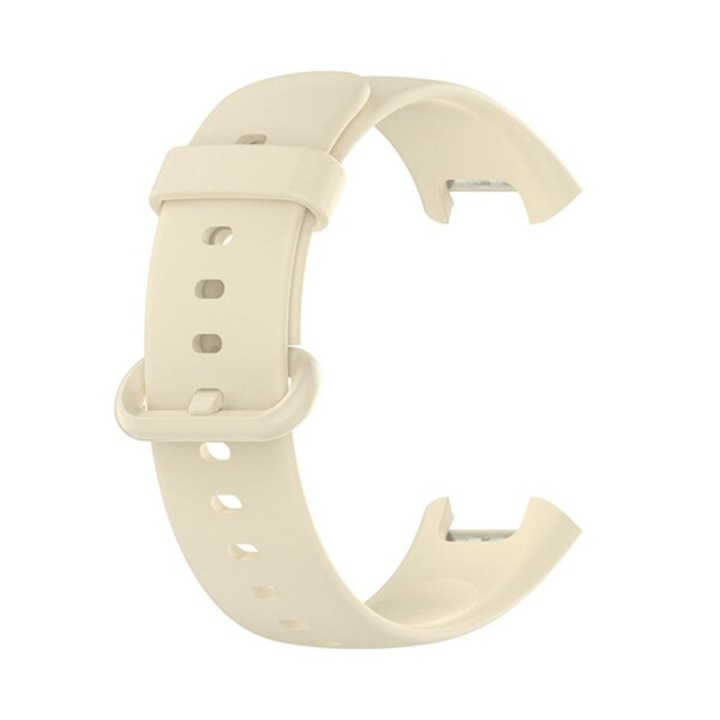 Gigapack pótszíj, egyedi méret, szilikon, bézs, kompatibilis: Xiaomi Redmi Watch 2 Lite / Redmi Watch 2
