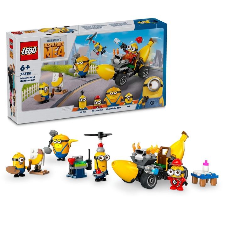 LEGO® Minions - Despicable Me - Minions and the banana car 75580, 136 части