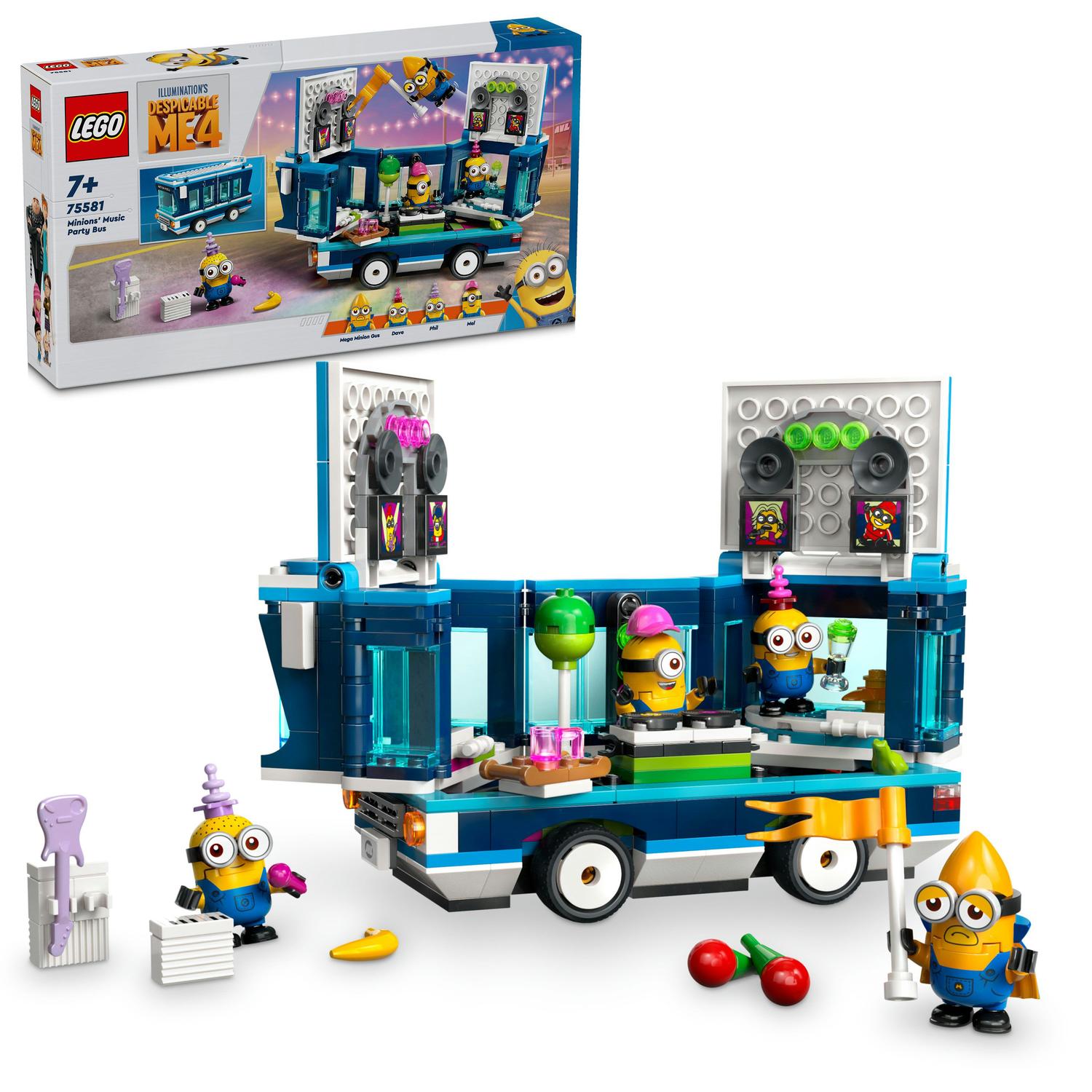 LEGO® Minions Despicable Me Minions Party Bus 75581, 379 части
