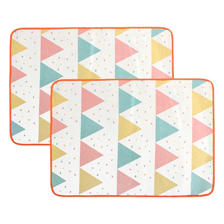 2 db nedvszívó szőnyeg készlet kutyáknak QttvbTna, csúszásmentes, újrafelhasználható, 70x50cm