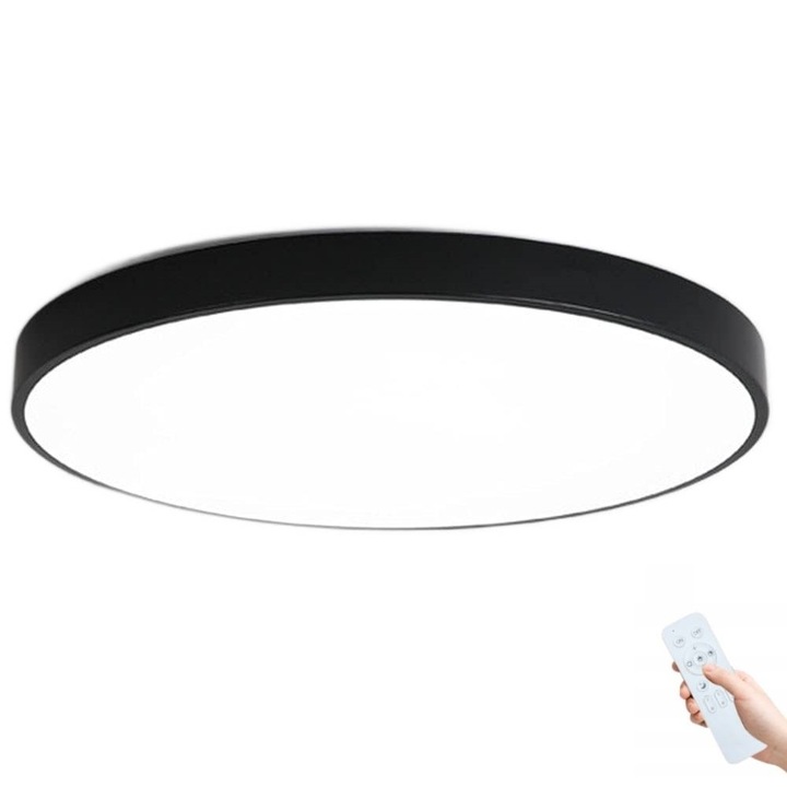 Candelabru LED GiorgioRusso, colectia GRLW03, minimalist, control prin pilot, alb/negru, 50x10cm