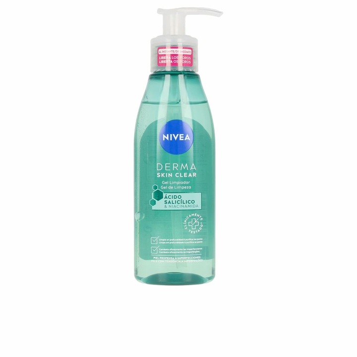 Gel de curatare Nivea, Derma Skin Clear, 150ml
