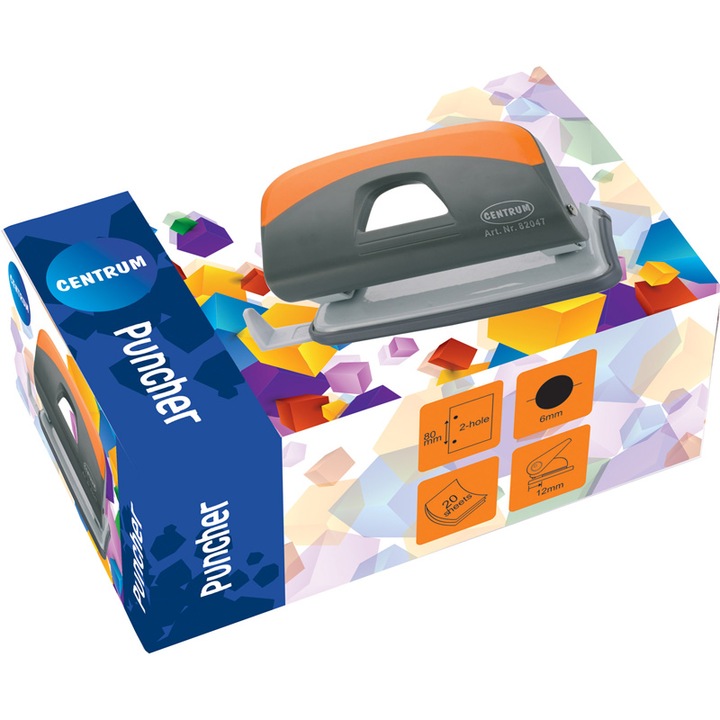 Перфоратор Centrum Ergonomic, 20 листа