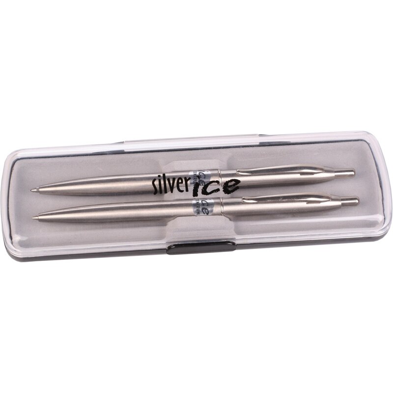 Set Centrum Silver Ice Pix Cu Bila 0.7 Mm Si Creion Mecanic 0.5 Mm Set Centrum Silver Ice Pix Cu Bila 0.7 Mm Si Creion Mecanic 0.5 Mm