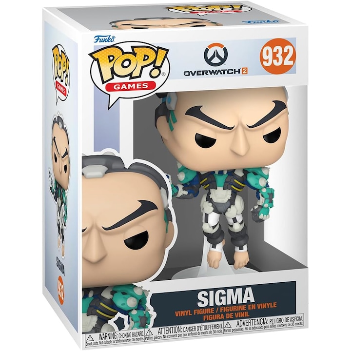 Figura – Overwatch 2 – Sigma, zöld, 9,5 cm