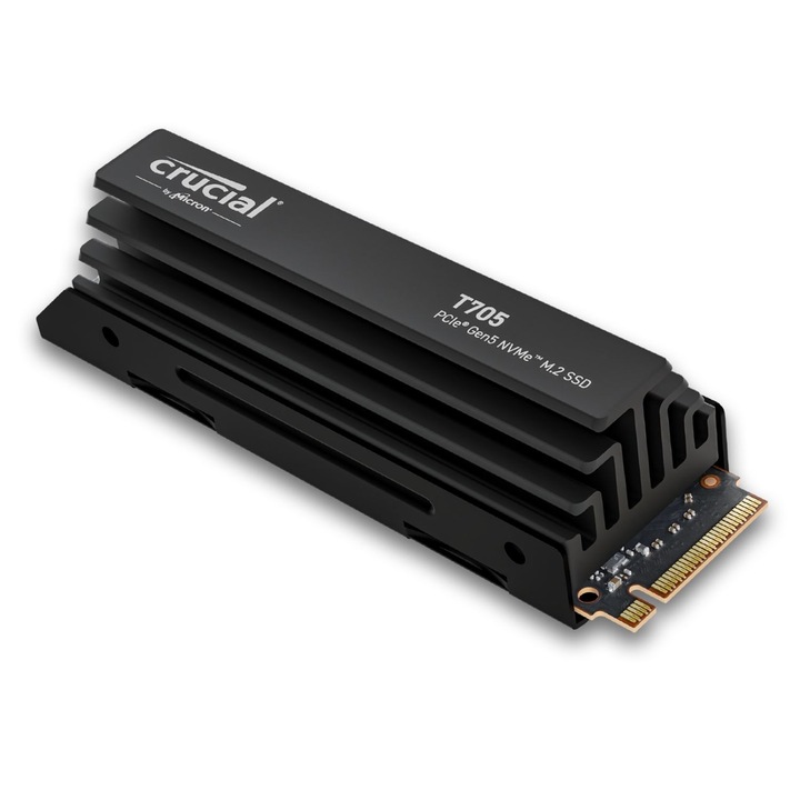 SSD Crucial, T705, 1TB, 2280, Scriere:12700MB/s, Citire:14500MB/s, PCIe