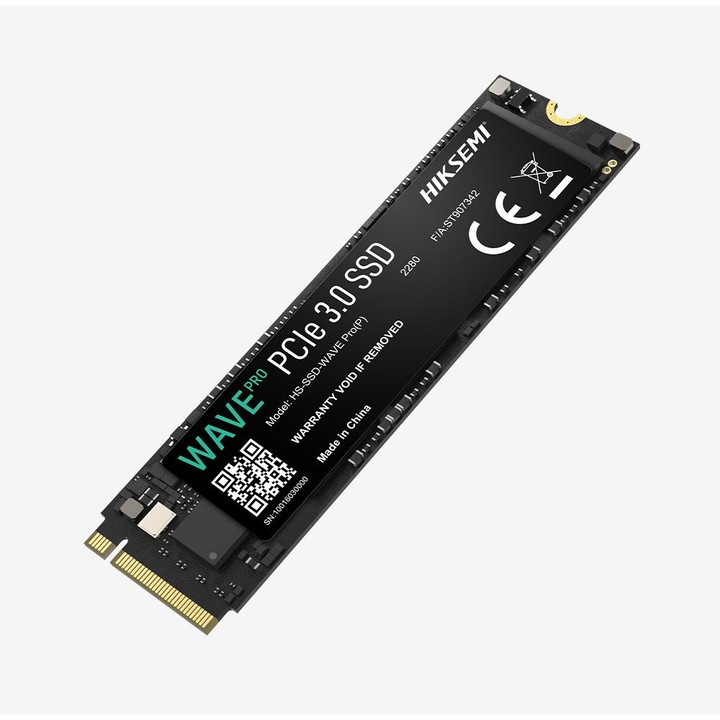 SSD HikSEMI Wave Pro, 1TB, NVMe, 2900MB/s запис, 3520MB/s четене, M.2 2280