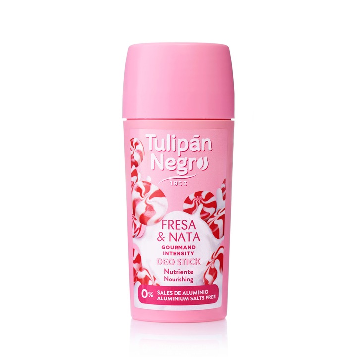 Deodorant Stick pentru Dama Tulipan Negro Fresa Y Nata 60 ml