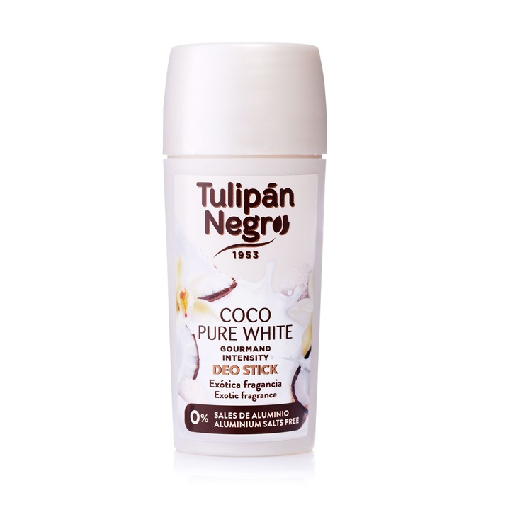 Deodorant Stick pentru Dama Tulipan Negro Pure White Coco 60 ml