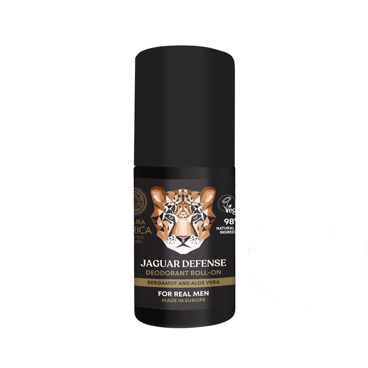 Deodorant Roll On Natura Siberica for Men Jaguar Defense, 50 ml