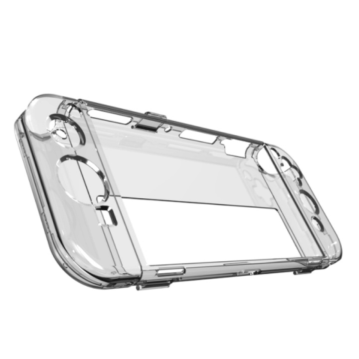 Husa consola JYS NS221, silicon, transparent, Nintendo Switch OLED