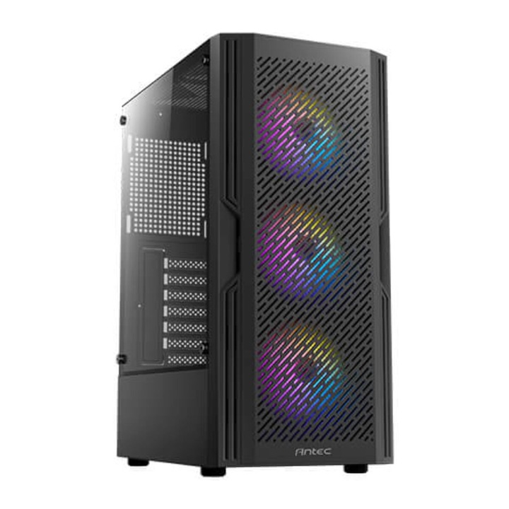 Antec AX20 PC ház, Midi-Tower, USB 2.0, USB 3.2, fekete