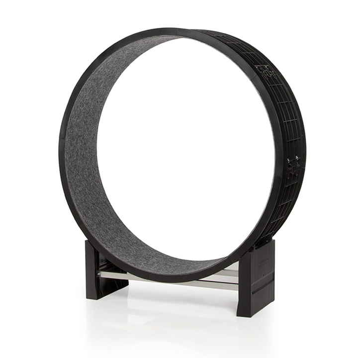 CanadianCat Cat in Motion 2.0 futókerék, puha anyag, fekete, 131x31x144cm