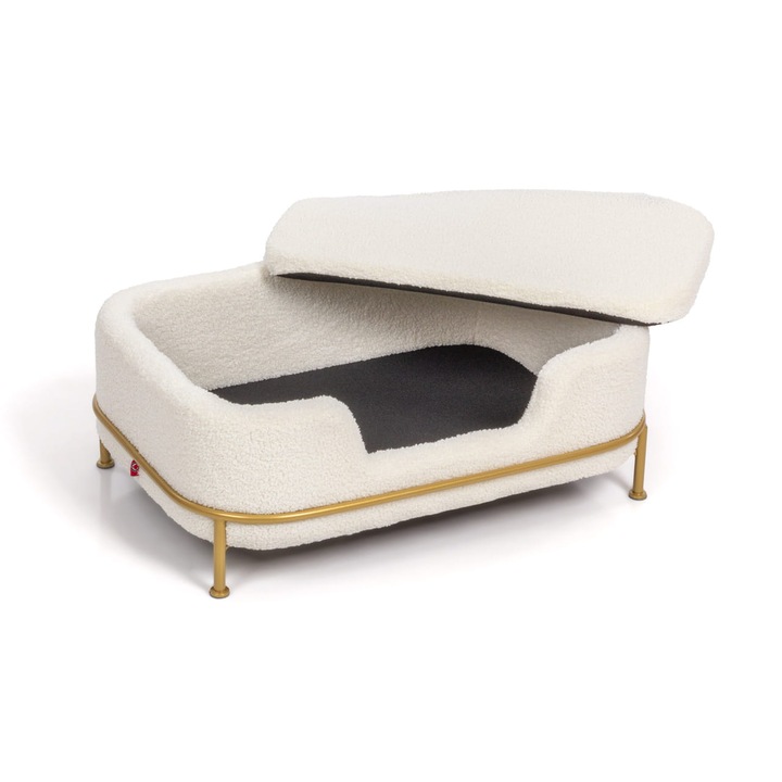 Легло CanadianCat Windsor, кремав, 68x47.5x25.5cm, комплект възглавници