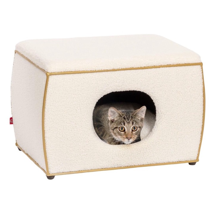 Culcus cats Nelson, CanadianCat, Стоманена рамка, 54 x 35 x 37,5 см, Кремав