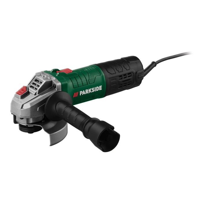 Polizor unghiular PWS 115 C3, Parkside, 750W, 1200 rot/min, Verde/Negru