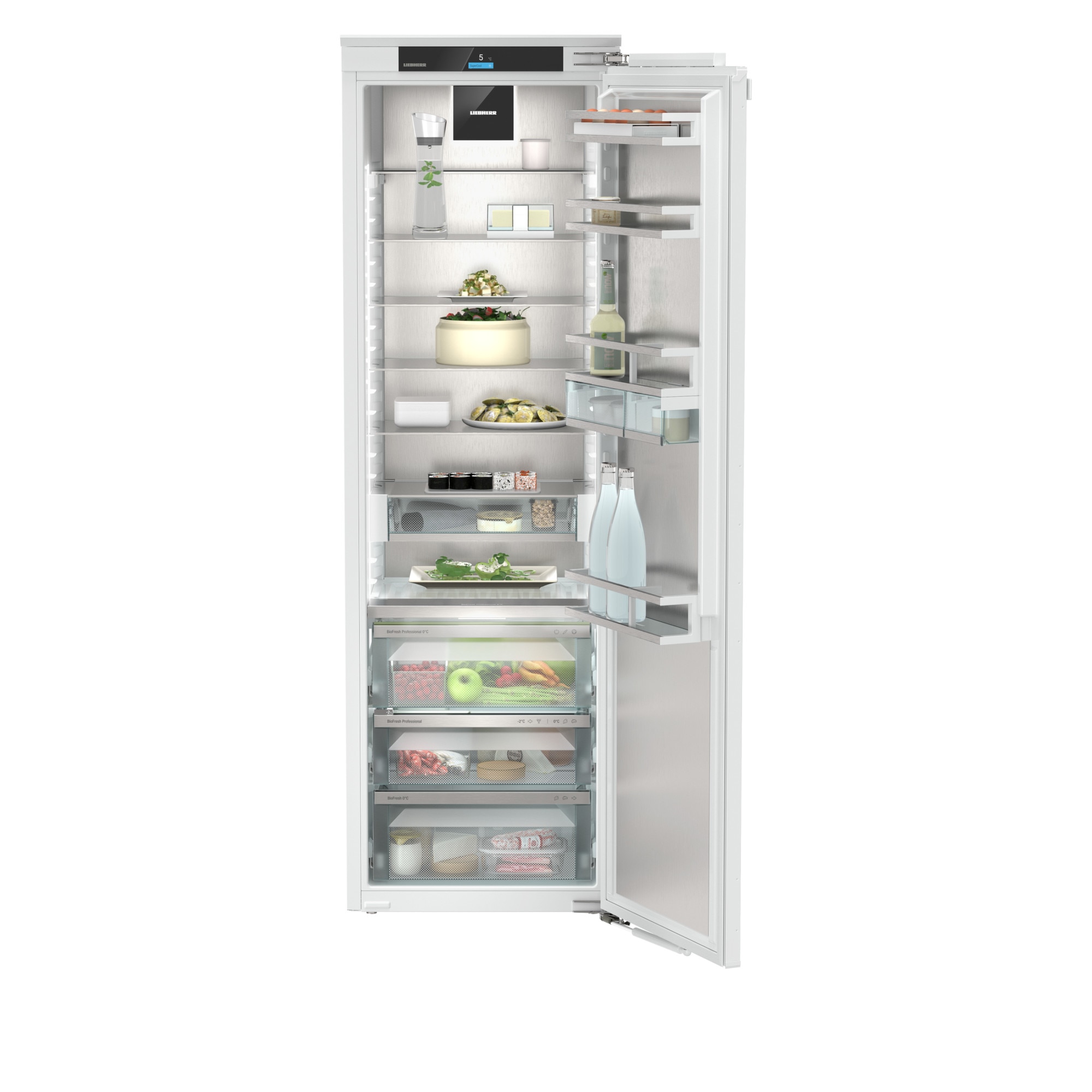 Frigider Incorporabil cu o usa Liebherr IRBdi 5170 Peak BioFresh, 293 l, H 178 cm, Clasa D, Alb