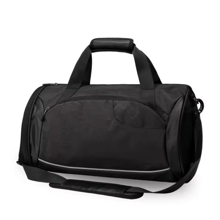 Vízálló táska sportoláshoz vagy utazáshoz, GETICS, 45x28x25 cm, fekete