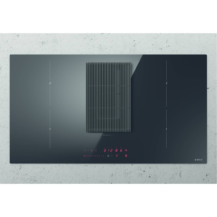 Индукционен котлон с вграден аспиратор ELICA NikolaTesla Prime S BL/A/83, 620 m³/h, 83 см, PRF0182322