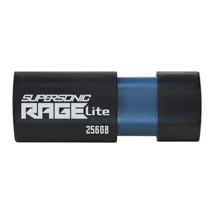 Patriot Rage Lite USB memóriakártya, 1TB, USB 3.2, visszahúzható, fekete, 55x21x10mm