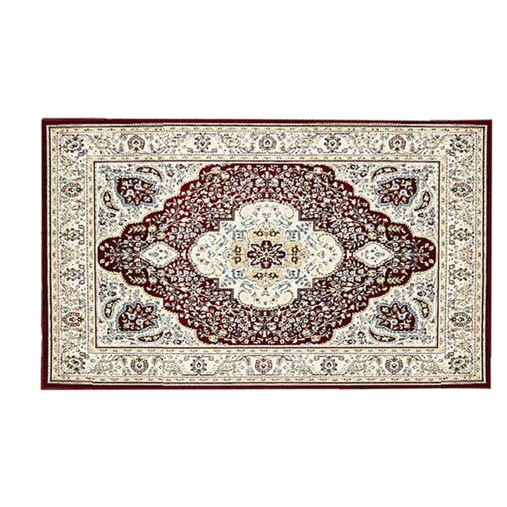 Virágos vintage szőnyeg, 60x90x1cm, poliészter